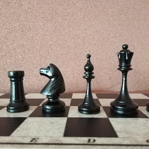 Soviet Tournament Chess Set, Only Chess Pieces Without a Board. - Etsy