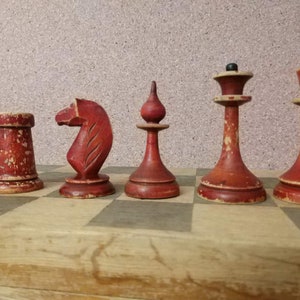 Latvian chessmen, сhess USSR, wooden chess, chess game, vintage chess, gift, wooden chess set, , original chess 1950, мery nice patina.