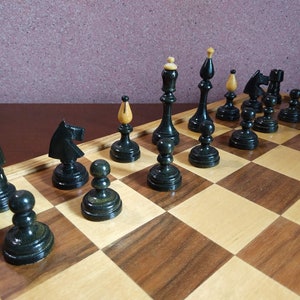 Klubovka Chess Set: Vintage Czechoslovakia 1980s, Original Box