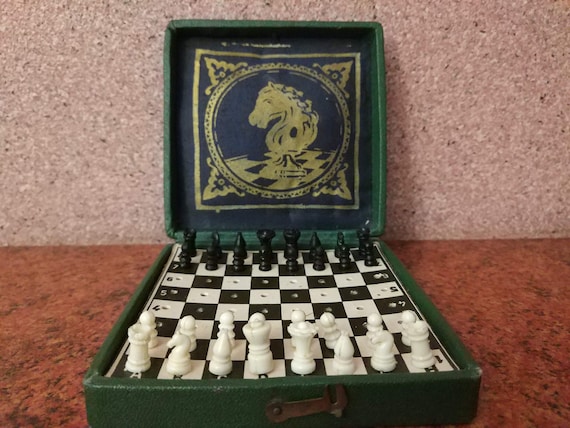 Oil painting of a grand chess match outside a school