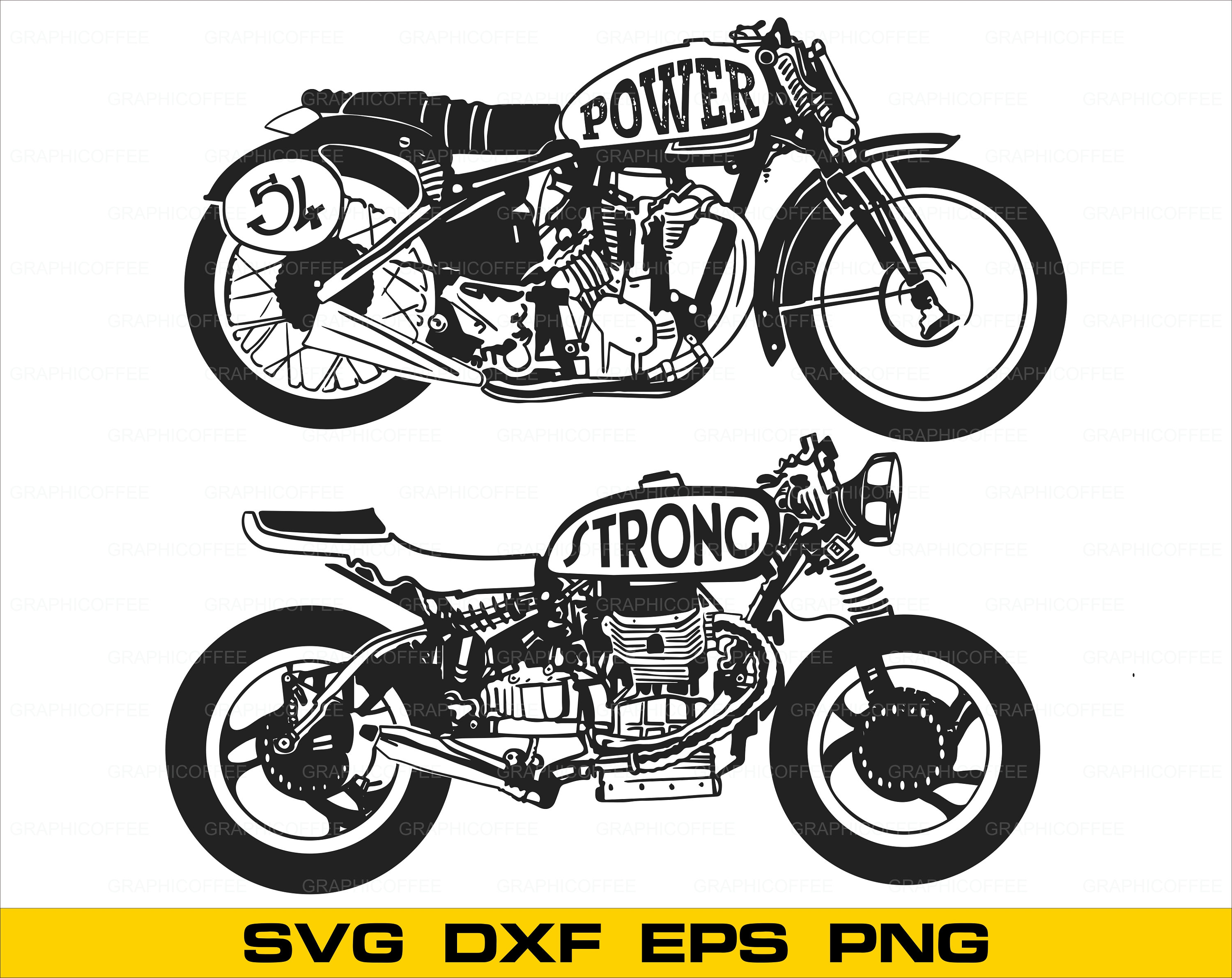 Download Vintage Motorcycle SVG Bundle Motorcycle SVG Clipart | Etsy