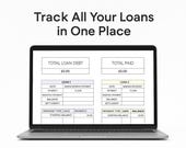 Debt Payoff Tracker | Multi-Tab Excel Spreadsheet | Credit Card, Loan & Car Payment Organiser | Digital Download