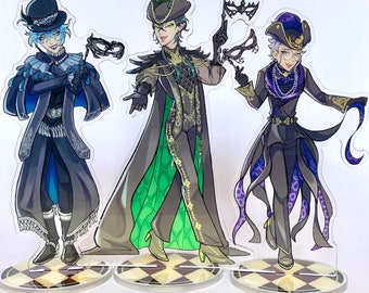 TWISTED WONDERLAND Malleus Draconia Idia Shroud Azul Ashengrotto Glorious Masquerade Acrylic Standees