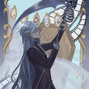 BLACK BUTLER/KUROSHITSUJI Undertaker 8.5x11&quot; Art Print/Poster