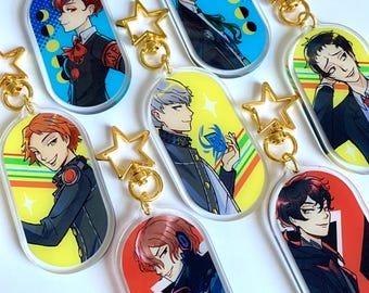 PERSONA 3/4/5 Charms/Keychains 2.75&quot;