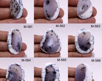 Black White Pendant Stone Best Price Jewellery Making Gemstone Size 51x34x7 MM AG-9947 Dendrites 100/% Natural Dendritic Opal Cabochon
