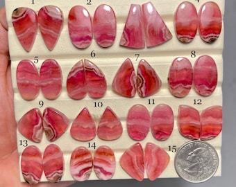 Gemmy Pink Cobalt Calcite Pair 100% Natural A One Quality Cobalt Calcite Pair Loose Gemstone for jewelry making stones Code-37
