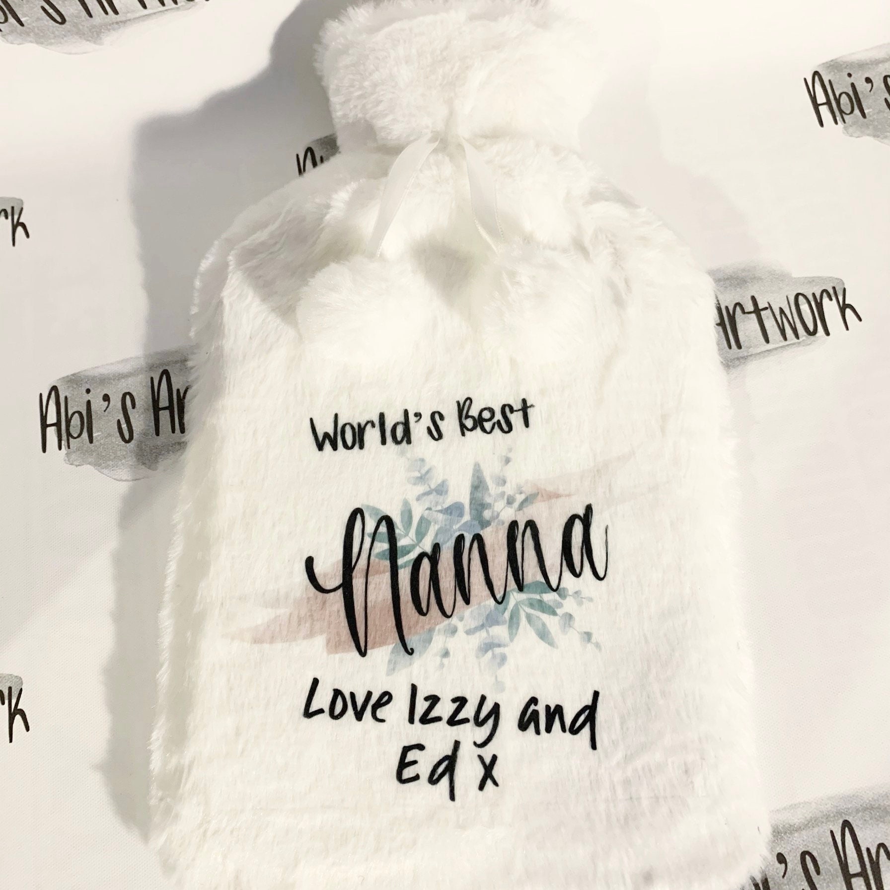 Personalised hot water bottles hot water bottle spa relax Etsy