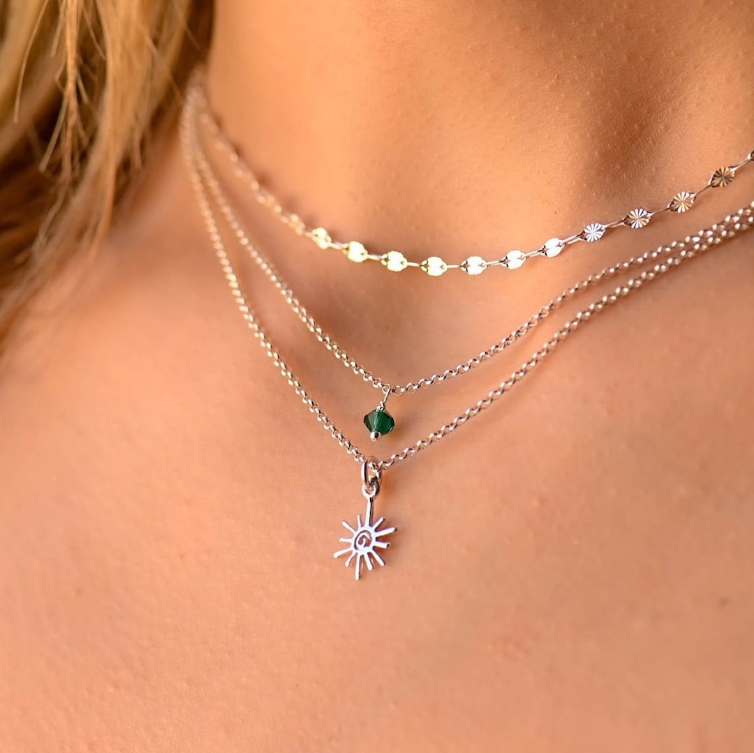 The Siena Layered Pendant Necklace Set main image 0