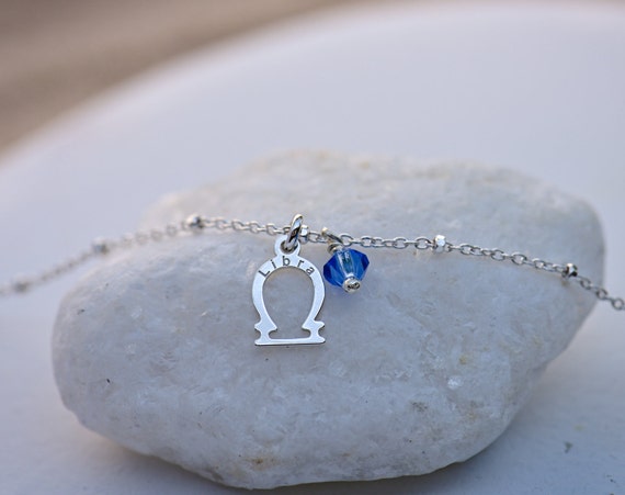 for Birthstone Sterling Ankle Bracelet, Anklet, Silver Zodiac Anklets Women, Ankle Anklet, Zodiac Zodiac - Libra Jewelry Libra Bracelet, Etsy