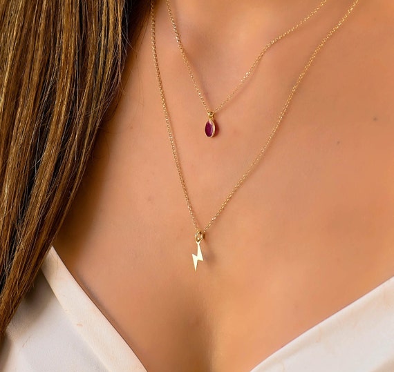 Double necklace set gold sale