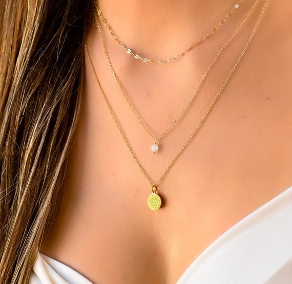 Elegant Charm Layered Necklace: – Bling Box