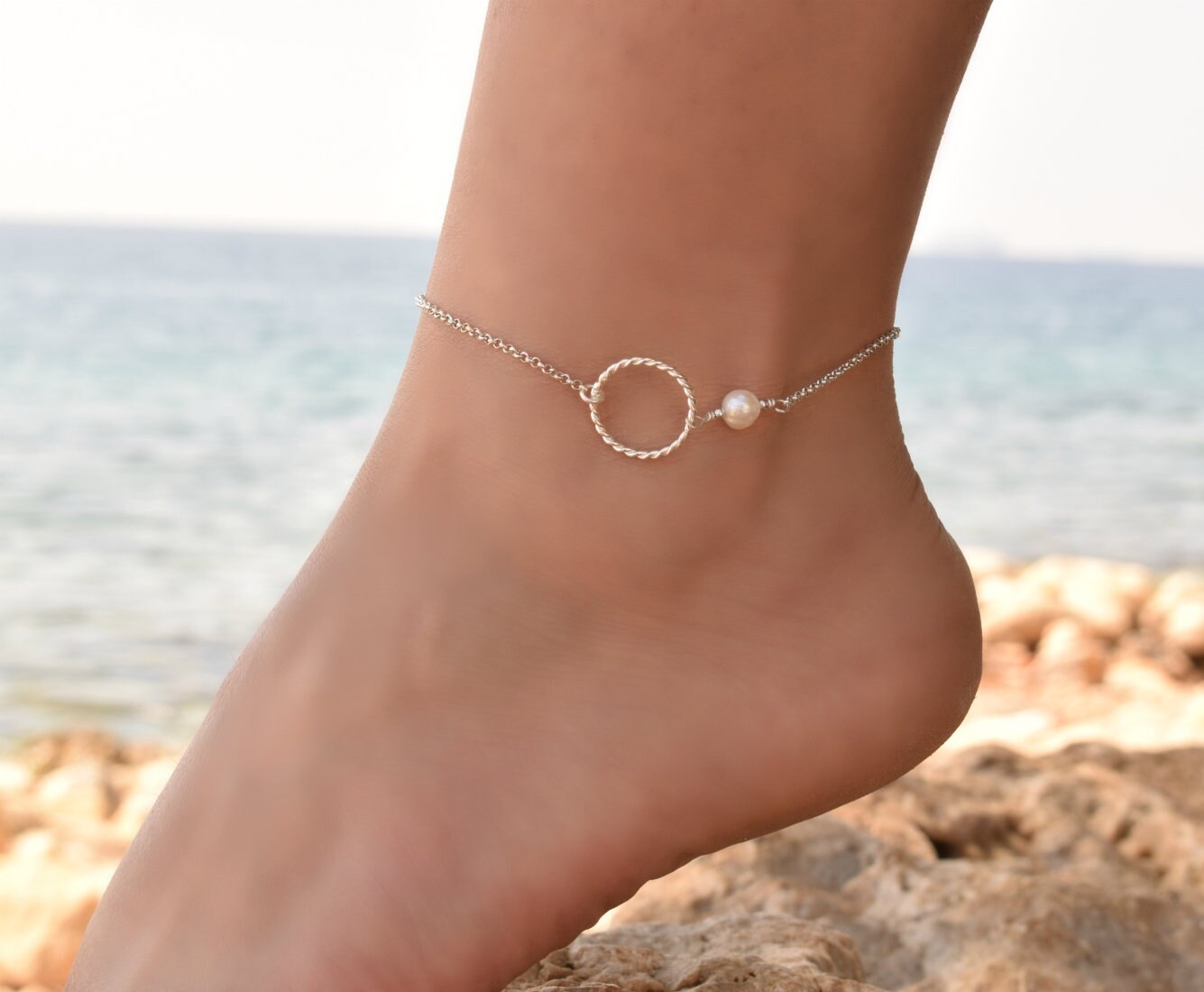 Infinity Anklet Anklet Ankle Bracelets for Women Sterling - Etsy