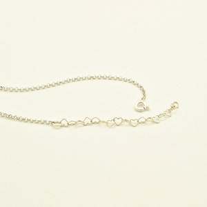 Fjärilsfotlänk, Fotlänkar i sterlingsilver för kvinnor, Elegant fotlänk i månsten, Boho fotlänk med pärlor, Silverfotledsarmband för kvinnor bild 7