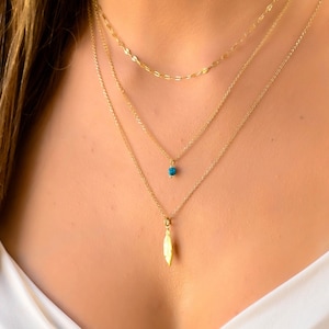 Three Layered Necklace Set, Layered Necklaces for Women, Multi Strand Necklaces, Triple Layered Stone Necklace, Boho necklaces for Women
