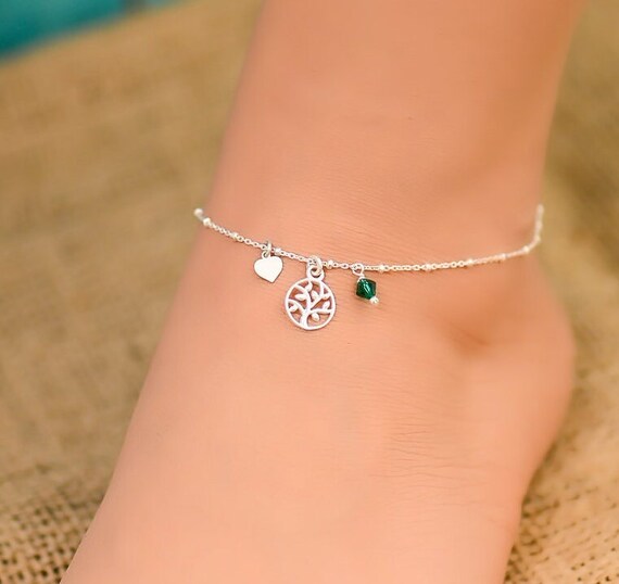 Cute Real Solid Silver Indian Women Anklets Ankle Bracelet 10