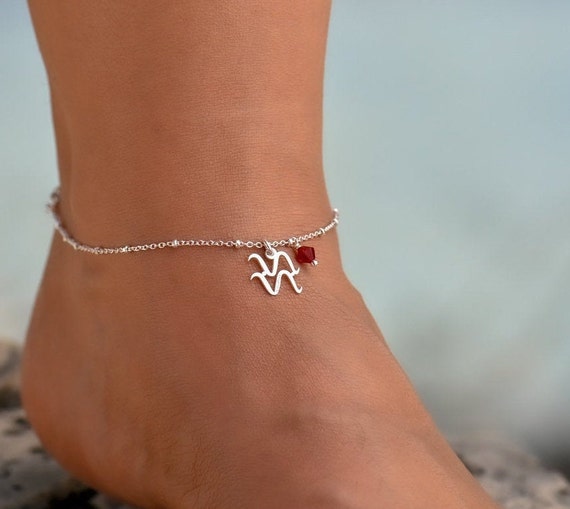 Aquarius anklet deals