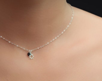 Tiny Celestial Star Necklace, Silver Star Necklace, Minimal Necklace, Simple Star Necklace, Celestial Necklace, Celestial Jewelry