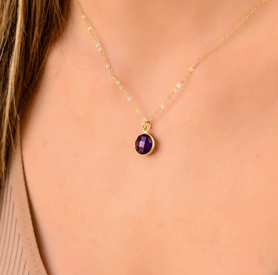 Amethyst Necklace (Silver or Gold) - Things That Rock