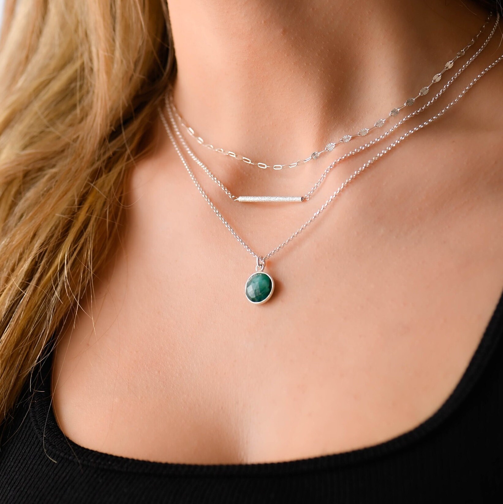 ☆ENGBROX☆ silver925 luscent cubic layered necklace EBNL250 il_fullxfull.5340469122_d98m.jpg