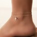 Dainty Layered Initial Choker Necklace - Handmade, Adjustable Length, Personalized Gift - View #4