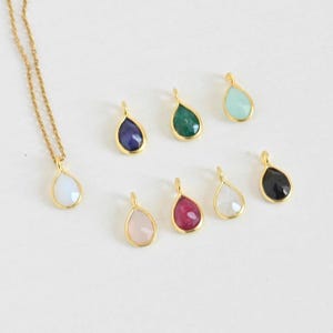 Sierlijke kleine druppelsteenketting, eenvoudige sierlijke gouden ketting, gouden kettingen voor dames