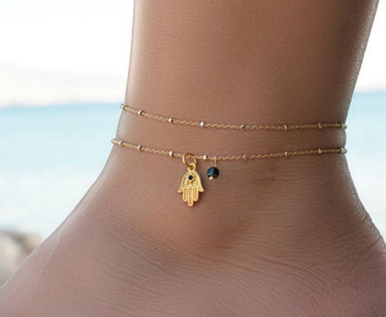 Gold Anklets for Women Anklet Gold Ankle Bracelet Dainty Etsy