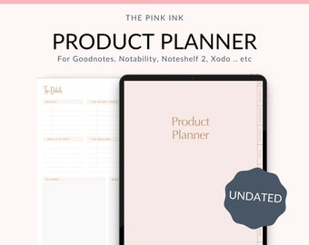 Product Planner Product Launch Digital Planner Business Launch Planner Digital Product Launch Planner Business Tablet Digital Journal