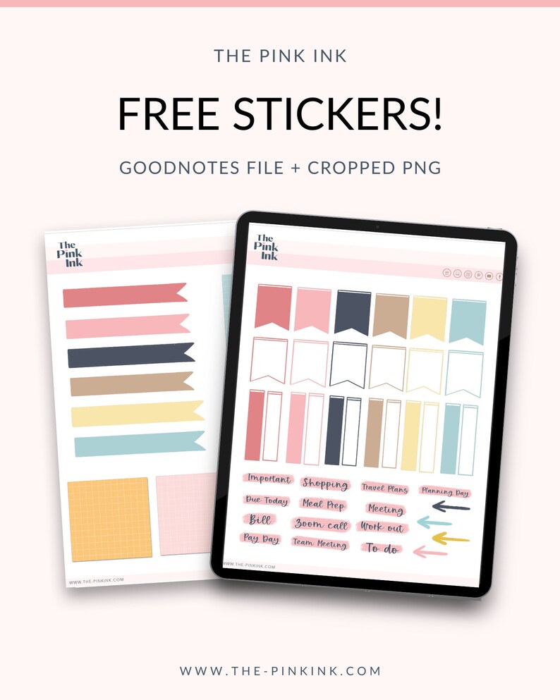 Weekly Digital Planner and Stickers iPad Weekly Planner Etsy