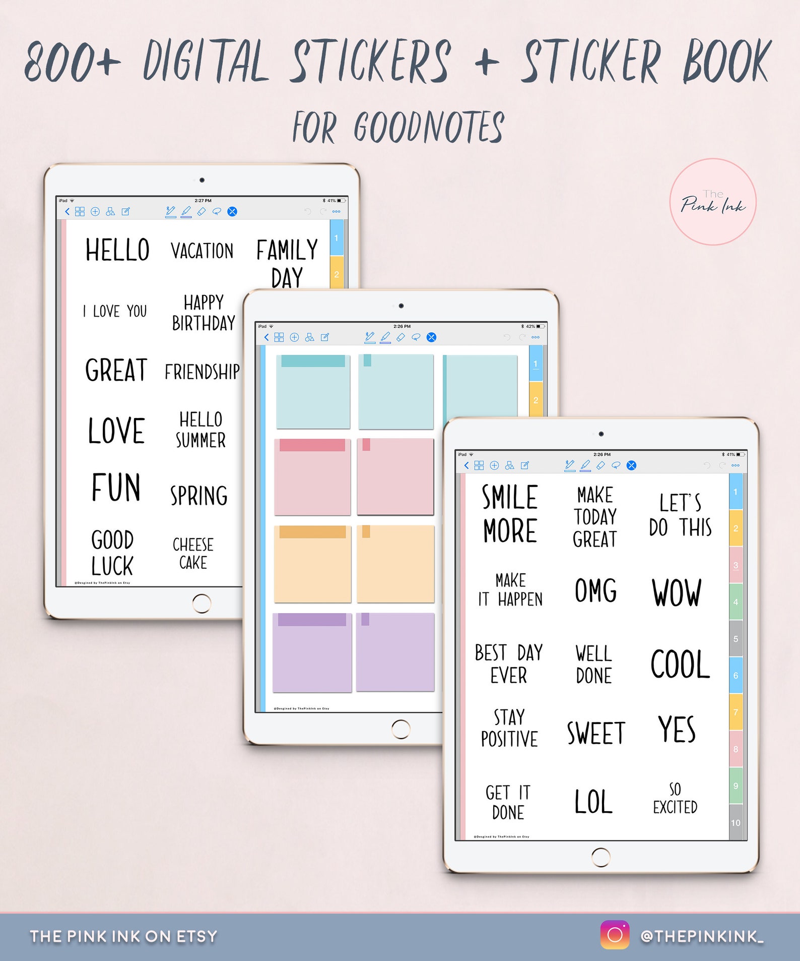 Happy Planner Digital Sticker Goodnotes Stickers Planner Etsy