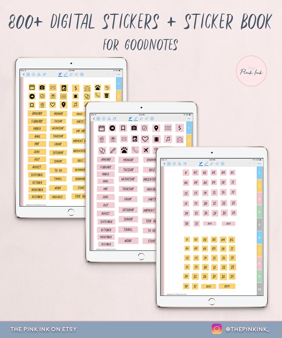 Paper Paper & Party Supplies Customizable Digital Sticker Book