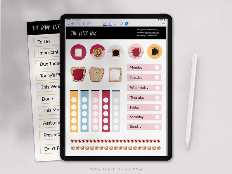Digital Stickers, Digital Planner Sticker, Plan With Me Toaste Stickers ...