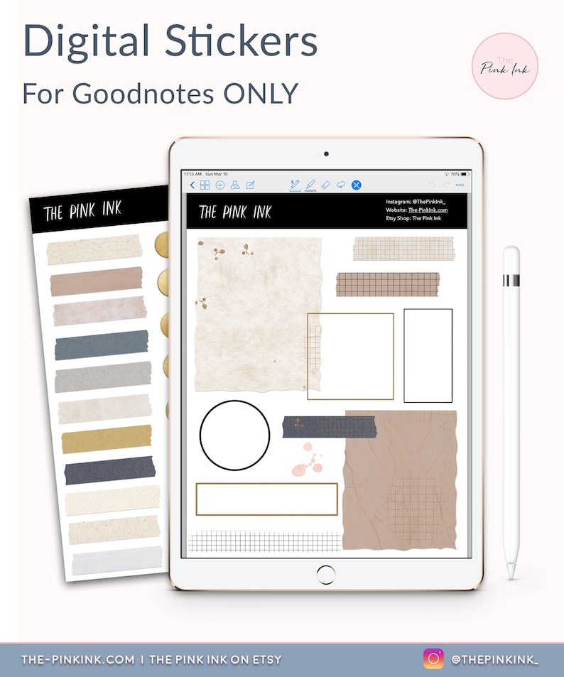 Digital Stickers Journal Stickers Scrapbook Digital Etsy