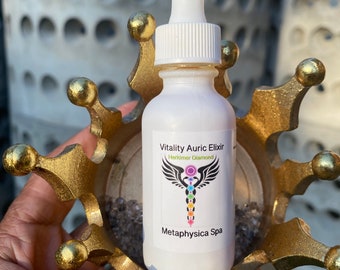 Vitalité Auric Elixir avec Herkimer Diamonds