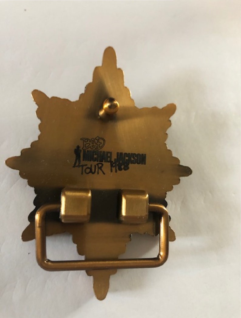 Michael Jackson Billie Jean Belt Buckle Bad Tour Version - Etsy