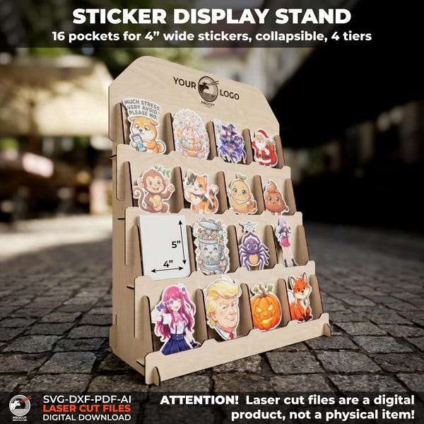 Sticker Display Board - Etsy