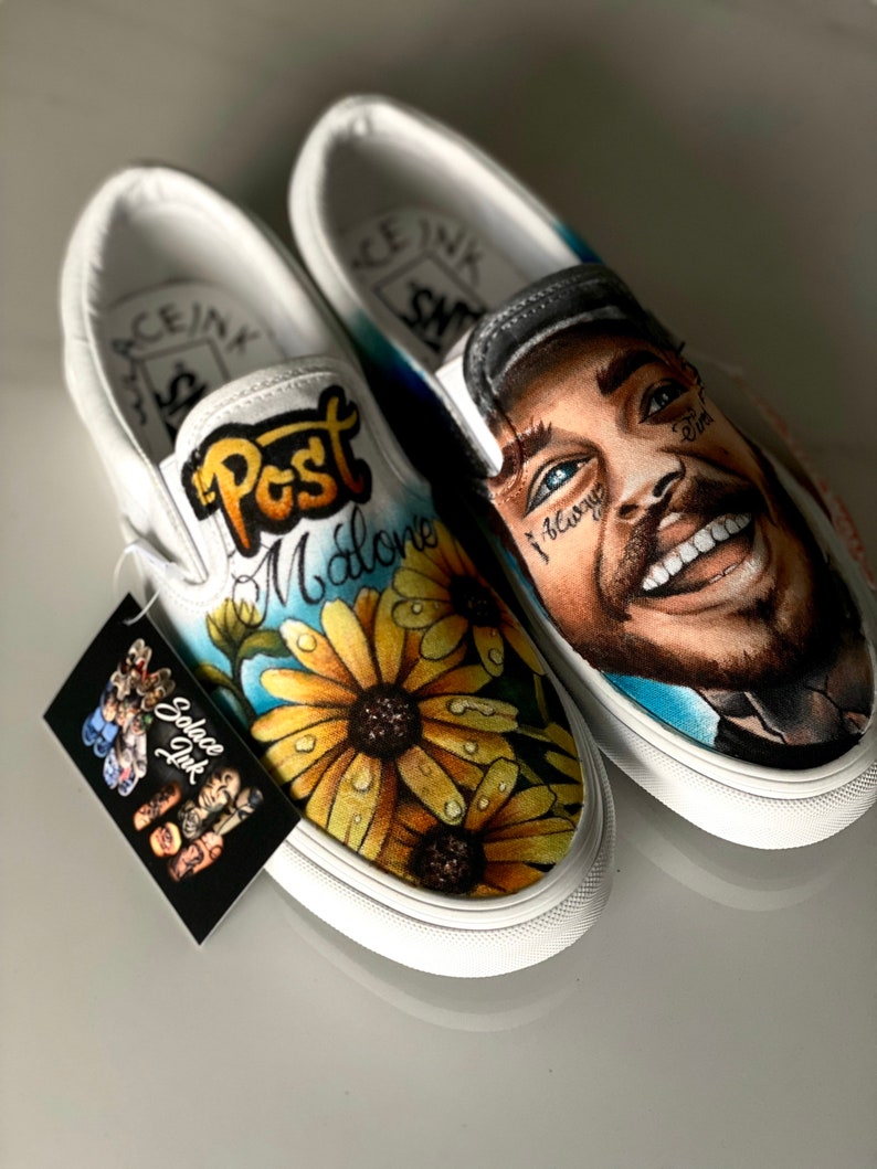 custom post malone vans