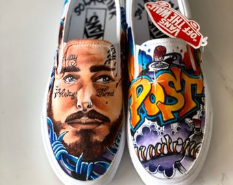post malone custom vans