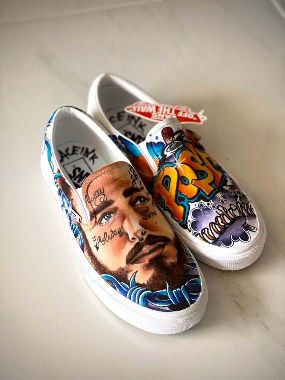 post malone custom vans