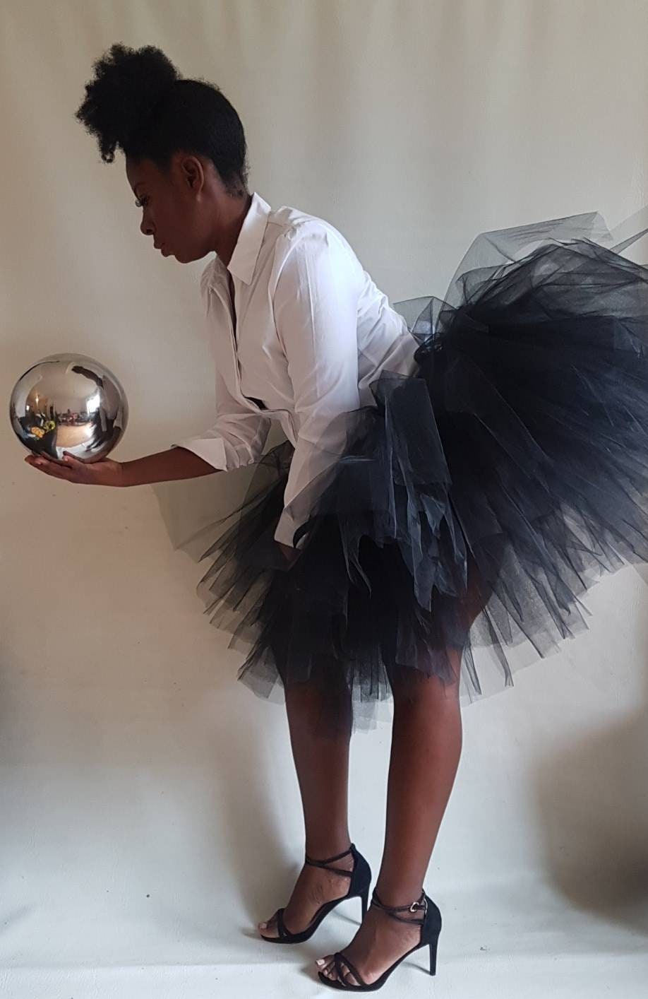 Black tutu skirt outfit hot sale