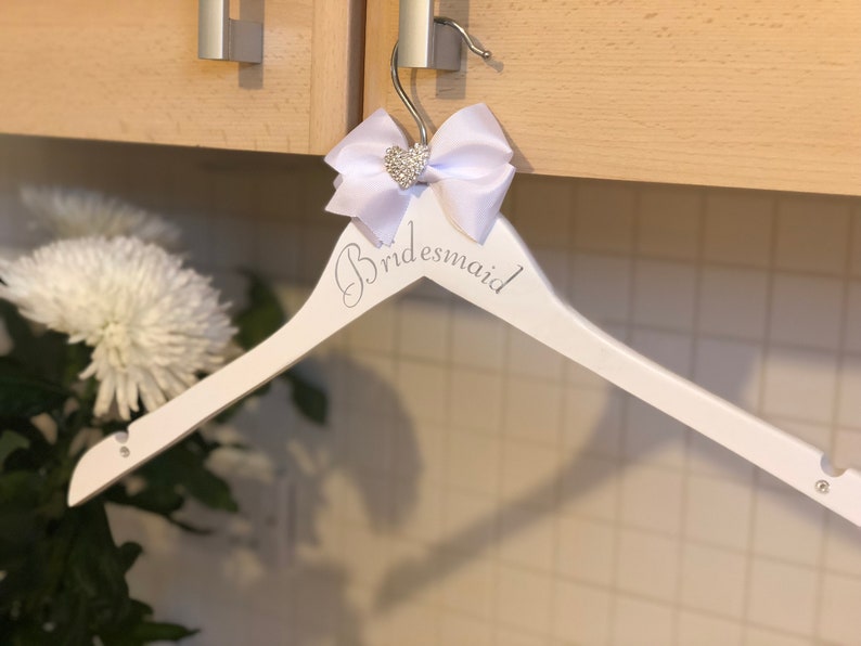 Personalised Bridesmaid Coat Hanger Etsy