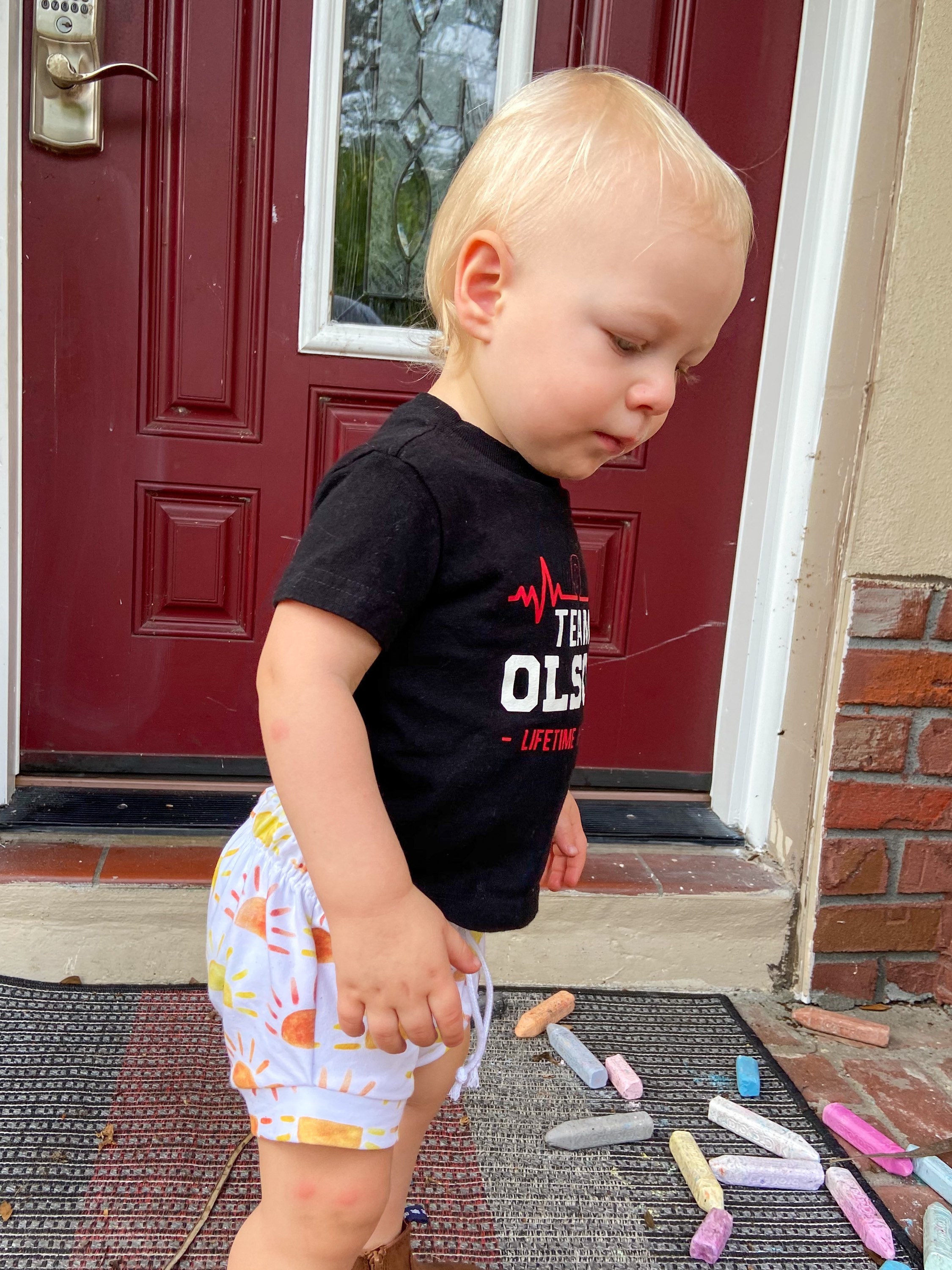 Pink shorties baby shorts toddler shorts kids shorts unisex Etsy