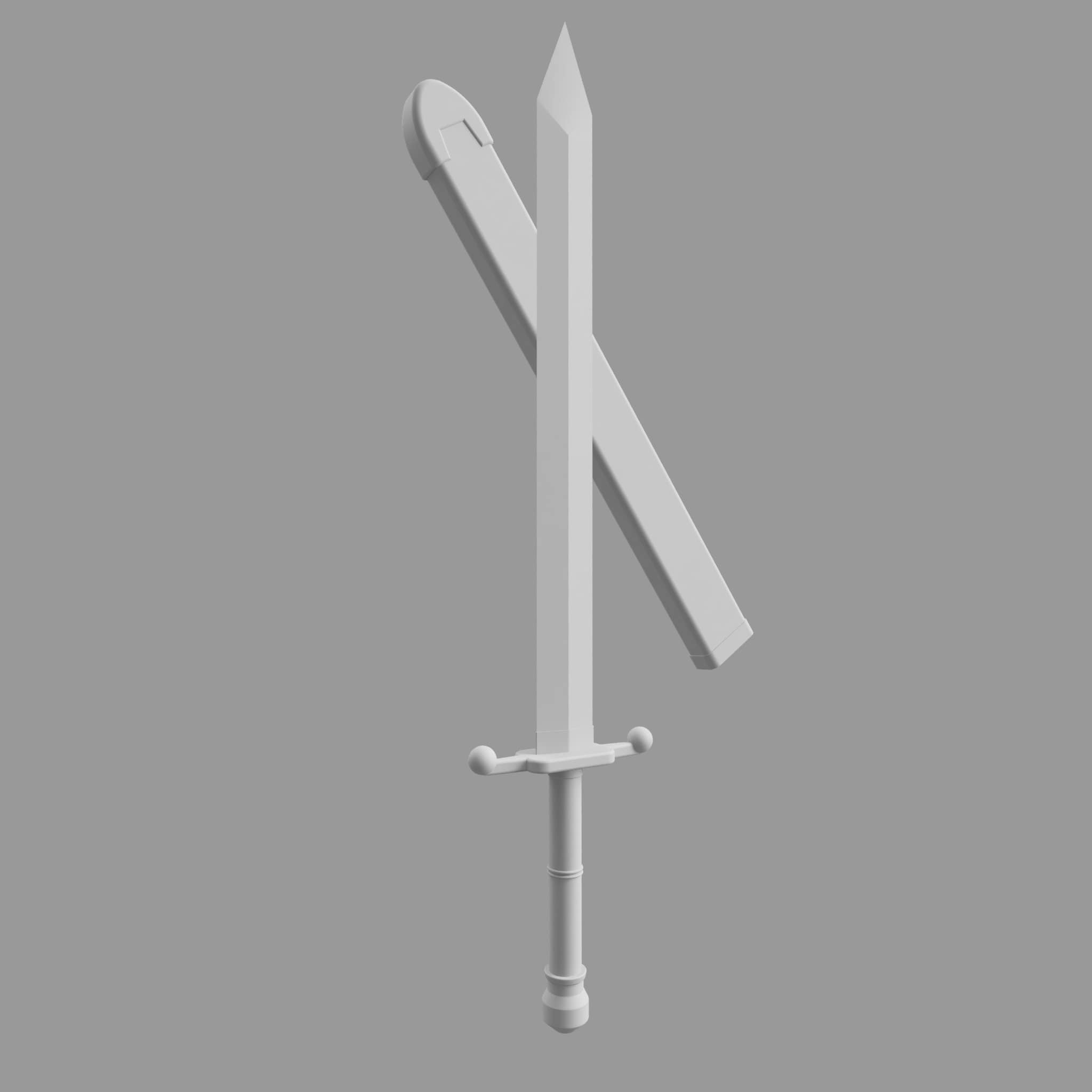 Trunks Sword 3D Model Etsy