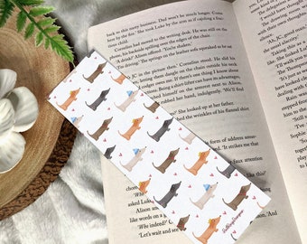 Dachshund Bookmark - Etsy