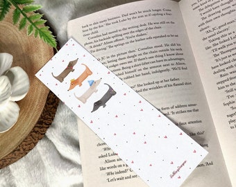 4 Sausage Dogs Bookmark