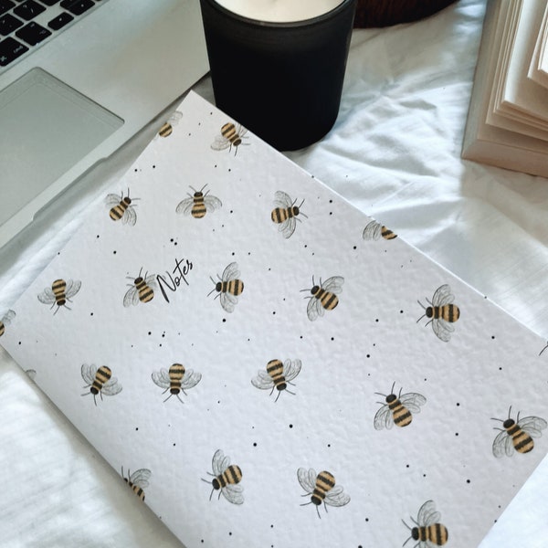 Bee A5 Notebook - Lined Paper, Exercise Book