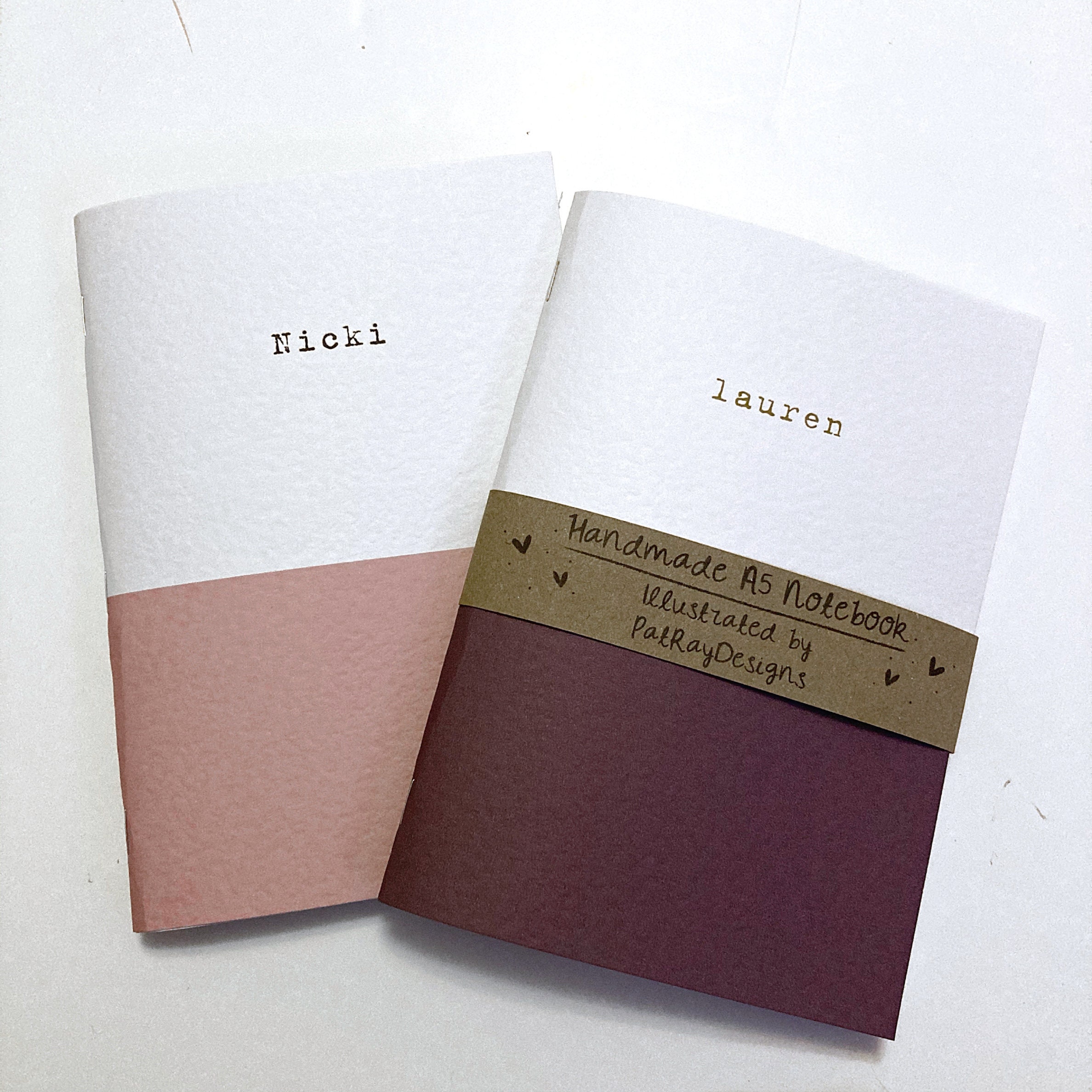 Personalised A5 Notebook Lined Paper Exercise Book Etsy