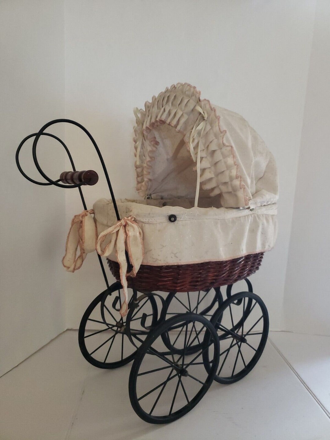 Vintage Victorian Baby Doll Buggy Stroller Carriage Metal & Etsy