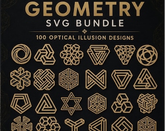 Impossible Geometry SVG bundle