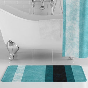 Aqua, Microfibre Supersoft Bath Mat - 2 Piece Set